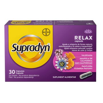 Supradyn Relax, 30  comprimate filmate, Bayer