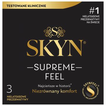 Unimil Skyn Supreme Feel, prezervative fără latex, 3 bucăți