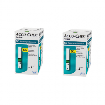 Accu-Chek Active, benzi de testare, 2 x 50 unități
