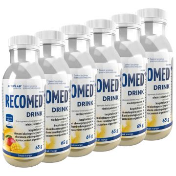 Activlab Pharma RecoMed Drink set, preparat nutritiv, aromă de mango, 6 x 65 g