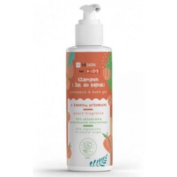 Șampon și gel 2în1 pentru copii - piersică 280ml HiSkin