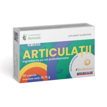 Articulatii Remedios, 30 capsule, Remedia