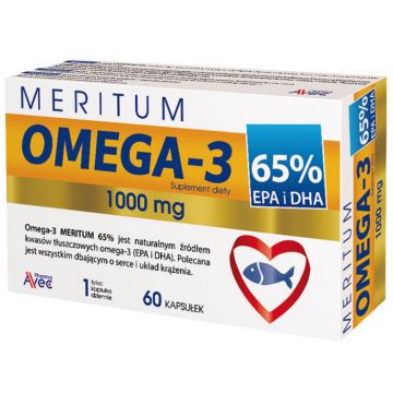Avec Pharma Omega-3 Meritum 65%, 60 capsule