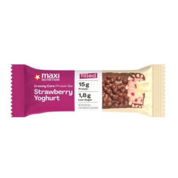 Baton proteic Strawberry Yogurt, 45 g, Maxi Nutrition