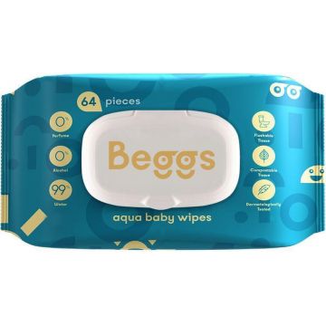 Beggs Șervețele umede de spălat 64 buc