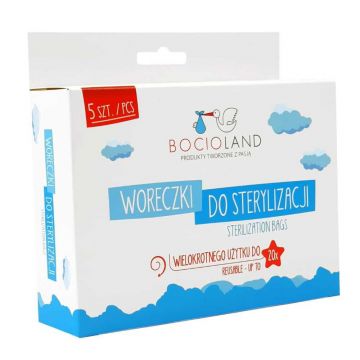 Bocioland, pungi pentru sterilizare la microunde, 5 bucăți