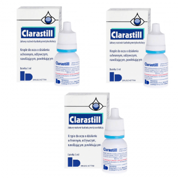 Clarastill, picături pentru ochi, 3 x 5 ml