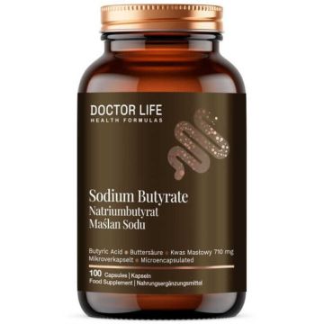 Doctor Life Butirat de sodiu 1000 mg, 100 capsule