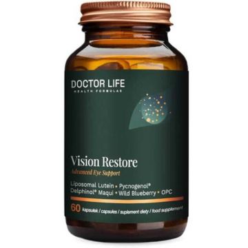 Doctor Life Vision Restore (Luteină, Pycnogenol, curcumină) 60 capsule