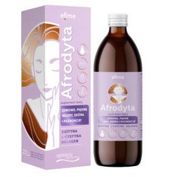 Efime Aphrodite păr picant sănătos piele și unghii, biotină, L-cistină, colagen, 500 ml