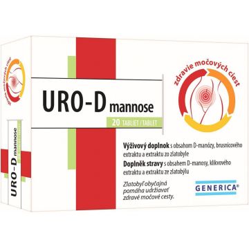 Generica URO-D mannoză 20 comprimate