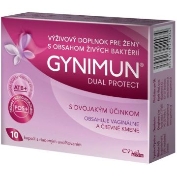 Gynimun DUAL PROTECT eliberare controlată 10 capsule