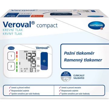 Hartmann Veroval compact BPU22 monitor digital de tensiune arterială pentru braț cu manșetă universală