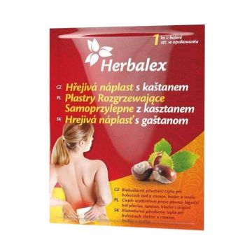 Herbalex, plasture de încălzire din castan, 1 bucată
