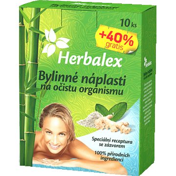 Herbalex Plasturi pe bază de plante pentru curățarea corpului 14 buc