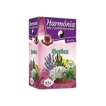Herbex Armonia corpului și a minții pozitive amestec de plante 20 x 3 g