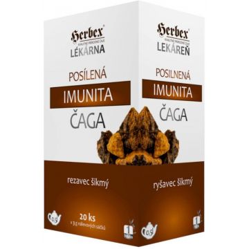Herbex Imunitate Stimulată Chaga Ceai 20 x 3 g