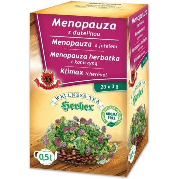Herbex MENOPAUSE cu amestec de plante cu trifoi 20 x 3 g