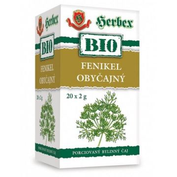 Herbex Organic Fenicul ceai de plante 20 x 2 g