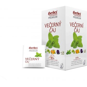 Herbex Premium pliculețe de ceai de seară 20 x 1,5 g