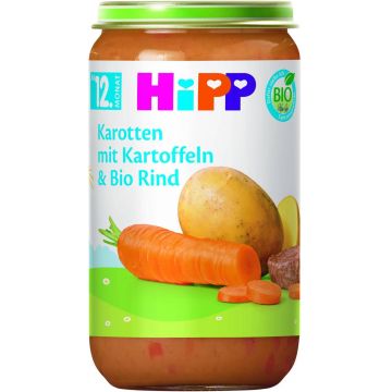 HiPP BIO Amestec de legume cu carne de vită 250 g