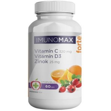 Imunomax Forte Vitamina C+D3+Zinc 60 capsule