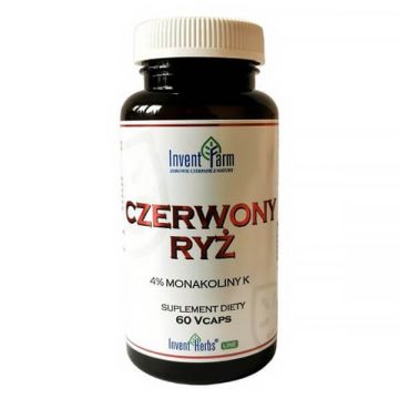 Invent Farm Orez roșu, 60 capsule vegane