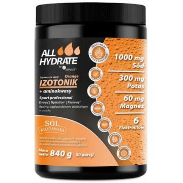 Isotonic Orange + Aminoacizi 840g ALLHydrate