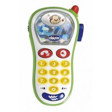 Jucărie Chicco Telefon vibrator cu cameră foto 6m+