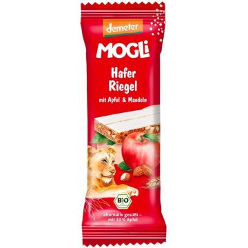 MOGLi BIO Baton de ovăz cu măr 25 g