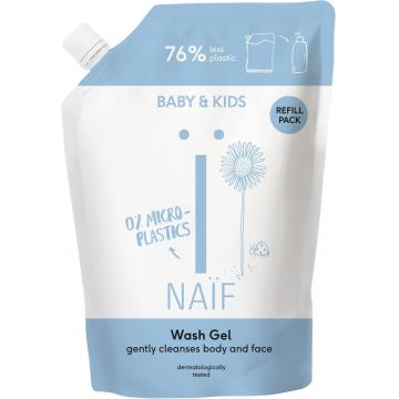 NAÏF Gel de curățare și spălare pentru copii și bebeluși reumplere 500 ml