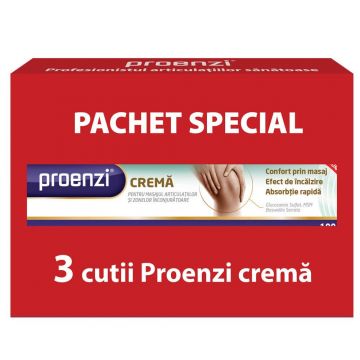 Ofertă pachet Proenzi Artrostop Cremă, 3x100ml, Walmark