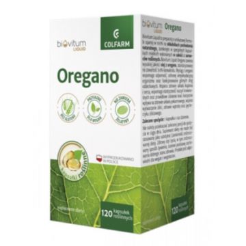 Oregano lichid Biovitum, 120 capsule