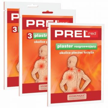 Plasture de incalzire cu hidrogel Hydronique, 1 bucata, Prel Red