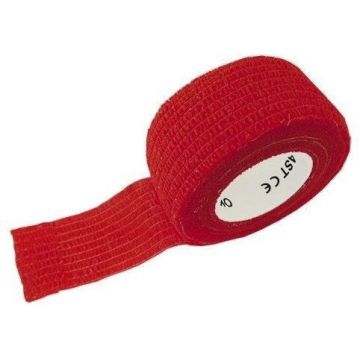 Plasture elastic Medic Czech Quick, roșu 25 mm x 450 cm