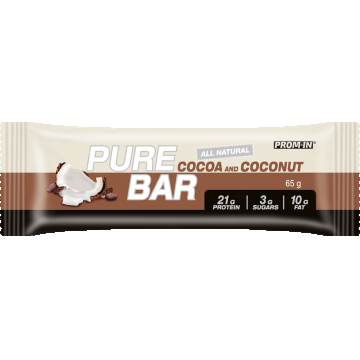 Prom-In Pure Bar cacao cu nucă de cocos 65 g