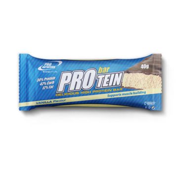Protein Bar cu aroma de vanilie, 40 g, Pro Nutrition