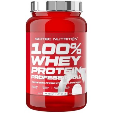 SciTec Nutrition 100% proteine din zer profesionale nucă de cocos 920 g