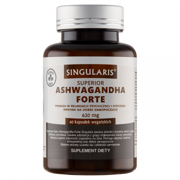 Singularis Superior Ashwagandha Forte 620 mg, 60 capsule vegane