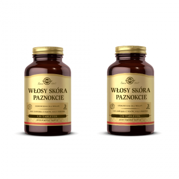 Solgar Hair, Skin, Nails, 2 x 120 comprimate