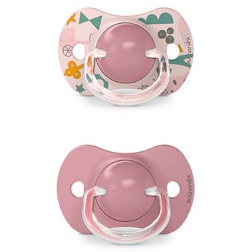 Suavinex A walk in the park SX Pro, manechin fiziologic, silicon, roz, de la 18 luni, 2 bucăți