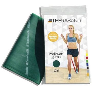 Theraband Cauciuc de întărire 2m verde (gros)