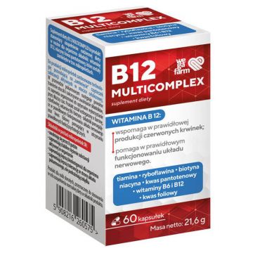 Wegafarm B12 Multicomplex, 60 capsule
