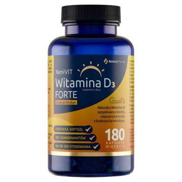 XeniVit Vitamina D3 Forte, 180 capsule softgel