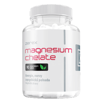 Zerex Chelat de magneziu cu vitamina B6 90 comprimate