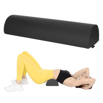 4Fizjo, jumătate de pat de masaj, negru, 60 cm x 18 cm x 12 cm