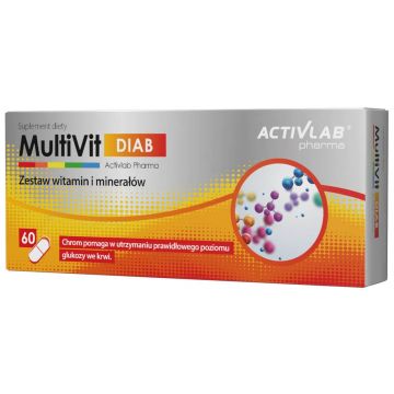 Activlab Pharma MultiVit DIAB, 60 capsule