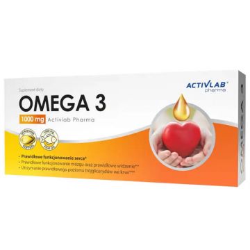 Activlab Pharma Omega 3 1000 mg, 60 capsule