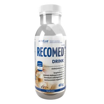 Activlab Pharma RecoMed Drink, preparat nutritiv, aromă latte, 65 g