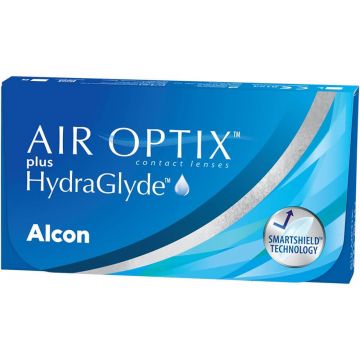 Air Optix Plus HydraGlyde 8.6, lentile de contact, 30 zile, -4.00, 6 buc